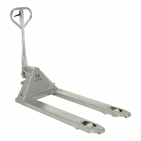 VESTIL GALVANIZED STEEL PALLET TRUCK 27 X 48 PM5-2748-S-G